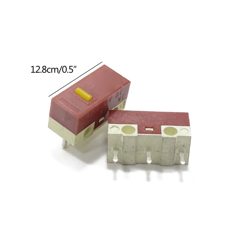 Bang ไมโครสวิตช์เมาส์ 3Pins สีขาว สําหรับ HUANO Silent Mouse Microswitches 2 10 ชิ้น