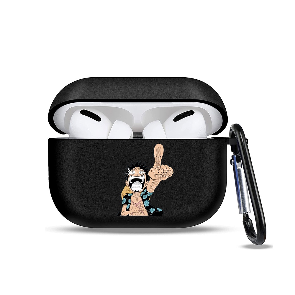 เคสหูฟังบลูทูธ TPU ลายการ์ตูนวันพีช สําหรับ Apple AirPods Pro AirPods 3 2 1