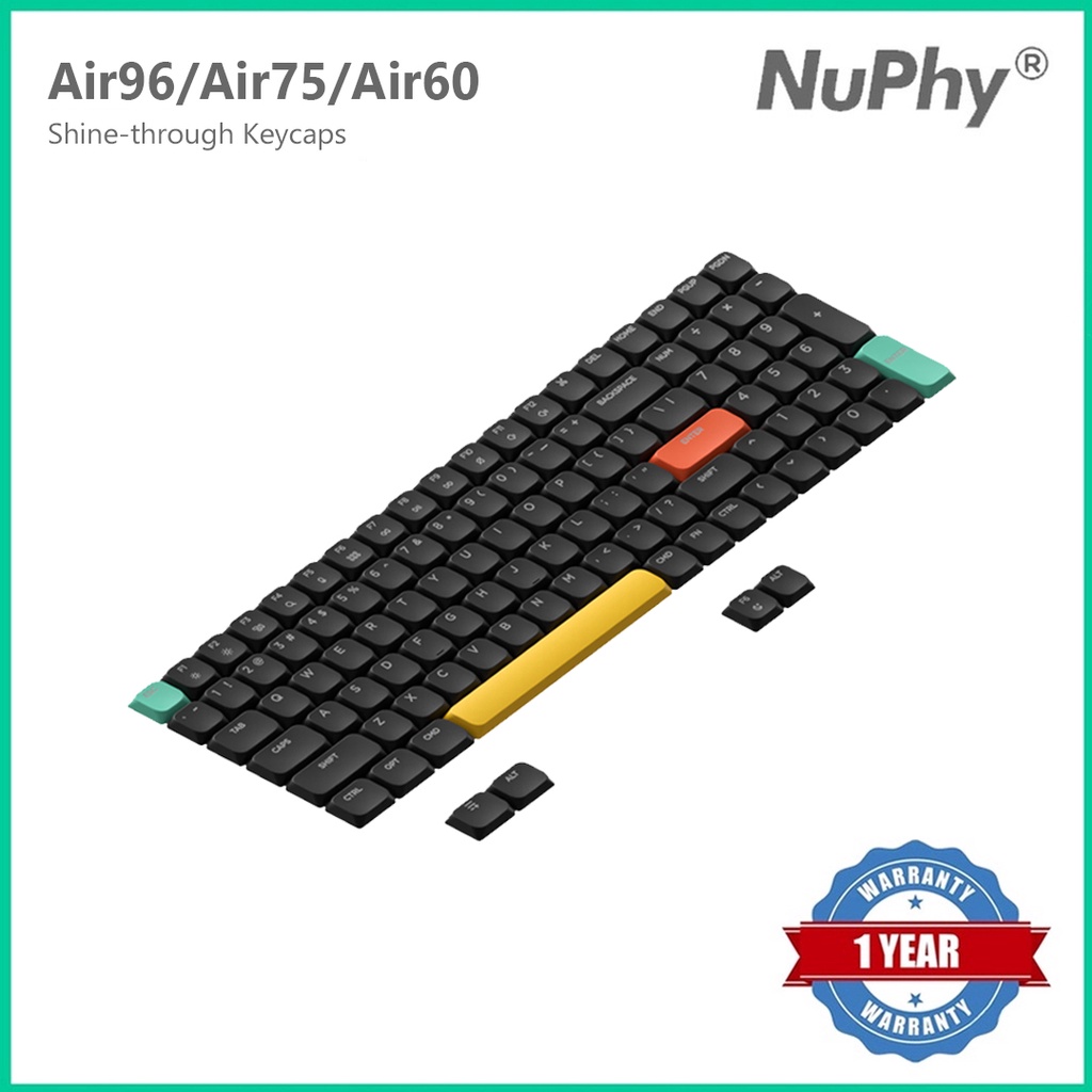 NuPhy Shine-through Keycaps
