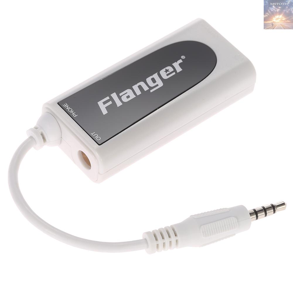 Msth Flanger FC-21 อะแดปเตอร์แปลงเชื่อมต่อกีตาร์ไฟฟ้า เบส เป็นโทรศัพท์มือถือ แท็บเล็ต เข้ากันได้กับ 