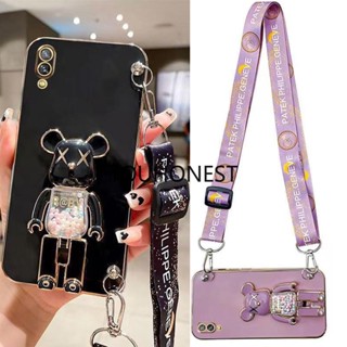 เคส Vivo V11 Pro เคส Vivo V23 Pro เคส Vivo V25 Pro เคส Vivo V17 Case Vivo V20 SE Case Vivo V21 Case Vivo V21E Case Vivo Y73 Y71T Case Silicone Anime Cute Kaws Bear Stand Cartoon Wrist Band Phone Case Casing Cover Cases TS โทรศัพท์มือถือ