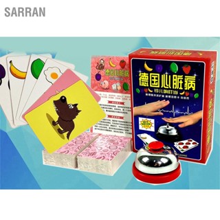 Sarran โต๊ะเล่นเกม สบายมือ พร้อมกระดิ่ง และการ์ด สําหรับงานปาร์ตี้