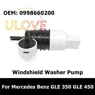 ก0998660200 ปั๊มหอยโข่งด้านหน้า และด้านหลัง สําหรับมอเตอร์ปั๊มล้างกระจกหน้ารถยนต์ Mercedes Benz GLE 300 350 400 450