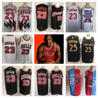 Chicago Bulls #23 Michael/Jordan เสื้อบาสเก็ตบอลชายสั้น -เสื้อยืดกีฬา 01