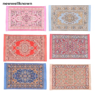 [newwellknown] พรมปูพื้นตุรกี ขนาดเล็ก 1:12 อุปกรณ์เสริม สําหรับตกแต่งบ้านตุ๊กตา 1 ชิ้น