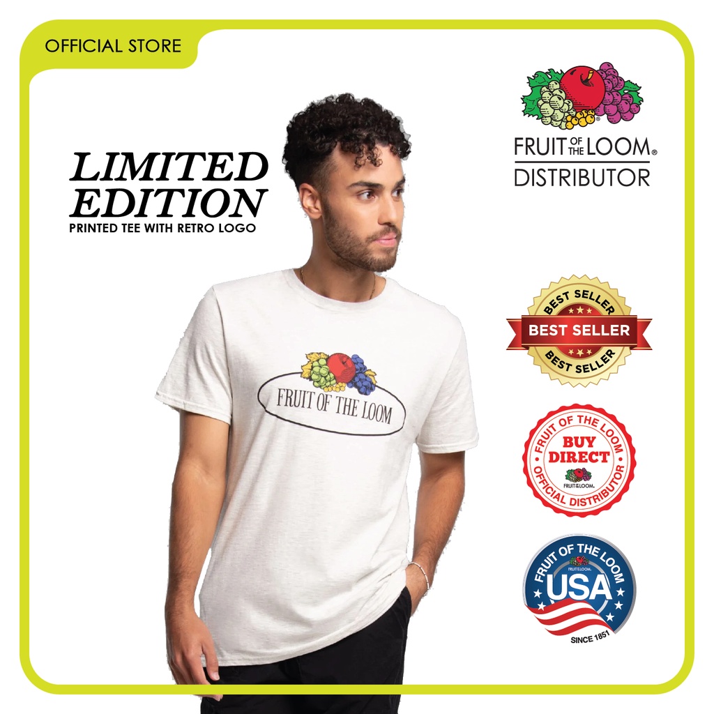 เสื้อยืดย้อนยุค Fruit Of The Loom LIMITED EDITION