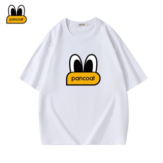 Pancoat เสื้อยืดแขนสั้น ผ้าฝ้าย พิมพ์ลายสัตว์ แฟชั่นฤดูร้อน สําหรับผู้ชาย