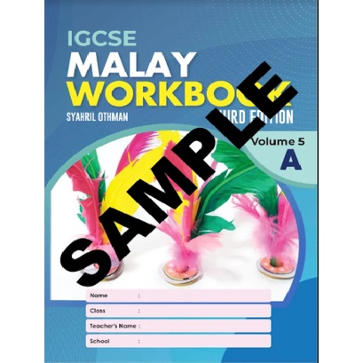IGCSE MALAY WORKBOOK 3RD EDITION เล่ม 5A