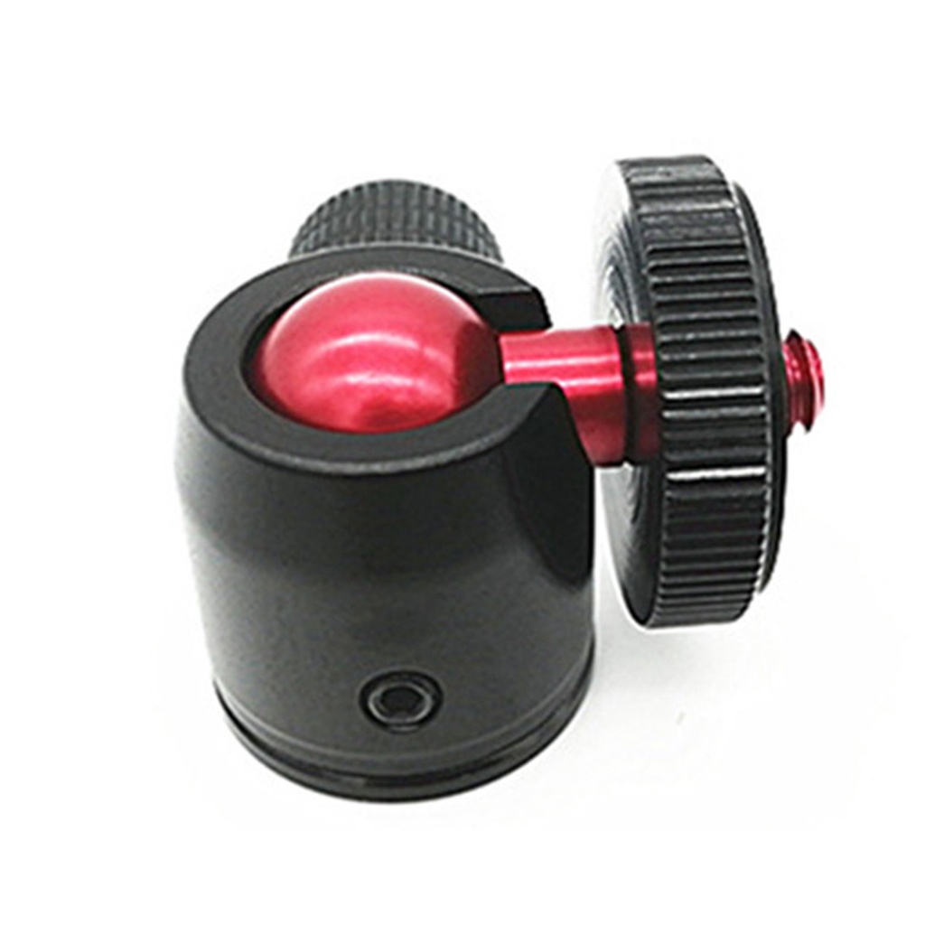 Feichao สําหรับ GoPro 13 12 11 / Insta360 X4 X3 Mini BallHead 360 หมุน 1/4 สกรูขาตั้งกล้อง Ball Head ล็อคลูกบิดสําหรับ Monopod แฟลช Light Stand Video