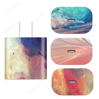 Dazzling Aurora สติกเกอร์ฟิล์ม ผิวด้าน 18W 20W 3M 20 วัตต์ ชาร์จเร็ว สําหรับ iPhone