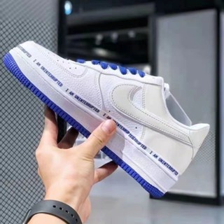 สไตล์ใหม่ กองทัพอากาศ AF1 หมายเลข รองเท้าผ้าใบ เสริมส้น พื้นหนา กันลื่น แฟชั่นสําหรับผู้ชาย และผู้หญิง มี 1 ชิ้น