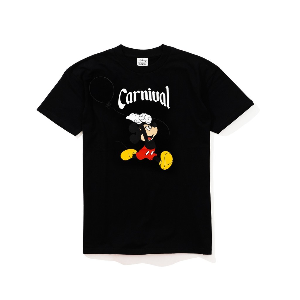 GOOD YFเสื้อ เสื้อยืด CARNIVAL X DISNEY MICKEY T-SHIRT BLK ของใหม่ ของแท้ พร้อมส่ง