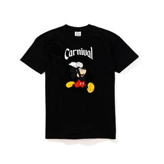 XNRเสื้อ เสื้อยืด CARNIVAL X DISNEY MICKEY T-SHIRT BLK ของใหม่ ของแท้ พร้อมส่ง