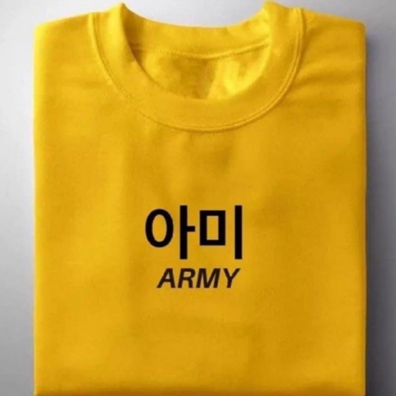 ZGM WXCustomized Minimalist KPOP Army Statement Shirt / ARMY T-Shirt Merch