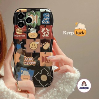 เคสโทรศัพท์มือถือ TPU แบบนิ่ม ลายหน้ายิ้ม กันกระแทก สําหรับ IPhone 11 14 12Pro Max 13 Pro Max 14 Pro