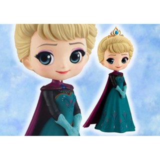 Elsa Coronation Style - Normal Color ของแท้ JP - Q Posket Banpresto [โมเดล Disney]