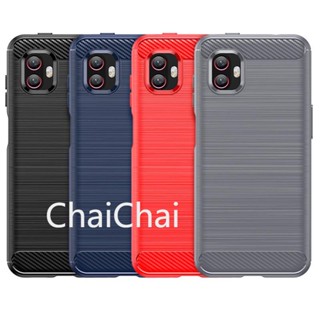 เคสโทรศัพท์ TPU คาร์บอนไฟเบอร์ ไฮบริด กันกระแทก สําหรับ Samsung Galaxy XCover 6 Pro