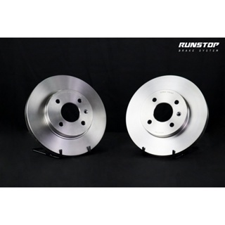 RUNSTOP รันสตอป brake disc จานเบรคหน้า แบบเรียบ ขนาดเดิม 256 CHEVROLET รุ่น SONIC ราคาต่อคู่ เบรก