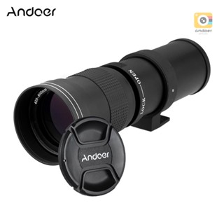 Andoer 420-800mm F/8.3-16 HD Super Telephoto Manual Zoom Lens with T-Mount for   Minolta  Pentax Olympus DSLR Camera