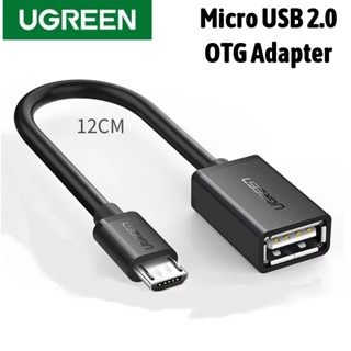 Ugreen อะแดปเตอร์ Micro USB 2.0 OTG สายเคเบิลอะแดปเตอร์ข้อมูล 5 ขั้วต่อ Micro USB สําหรับโทรศัพท์