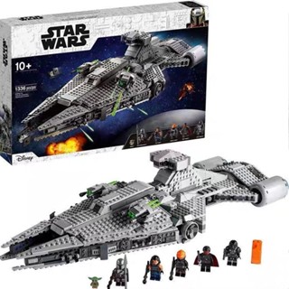 สินค้าใหม่ ของเล่นตัวต่อเลโก้ Star Wars Millennium Falcon Empire Light Cruiser สําหรับเด็กผู้ชาย บล็อกการสร้างสตาร์วอร์ส เหยี่ยวมิลเลนเนียม เรือลาดตระเวนเบาของจักรวรรดิ ของเล่นประกอบของเด็กชาย