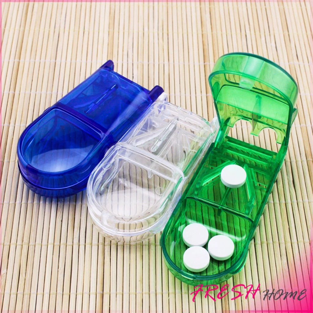 กล่องตัดยา รุ่นใหม่ ใบมีดคม ที่แบ่งเม็ดยา ที่ตัดเม็ดยา ที่ตัดยา ที่แบ่งยา ตลับใส่ยา pill cutter thumbnail 9