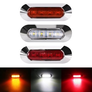 Edb* ไฟสัญญาณเลี้ยว Led 4 ดวง 10V-30V สีแดง สีเหลือง สําหรับติดตกแต่งภายในเรือ