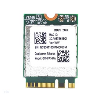 Xi QCNFA344A การ์ด Wifi 1200M และบลูทูธ 4.1 NGFF สําหรับ Qualcomm-Atheros