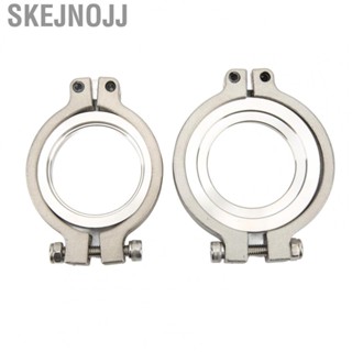 Skejnojj Wastegate V Band Clamp Set Stainless Steel Wastegate Inlet Clamp Kit 44 Mm for Car