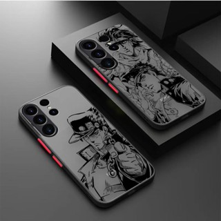 เคสโทรศัพท์มือถือ ผิวด้าน กันรอยนิ้วมือ ลาย JoJo Bizarre Adventure สําหรับ Samsung S8 S9 S10 S10E S10 Lite S20 S20FE S21 S22 S23 S32 Plus Ultra 5G A32 A53 J6 M51 5G