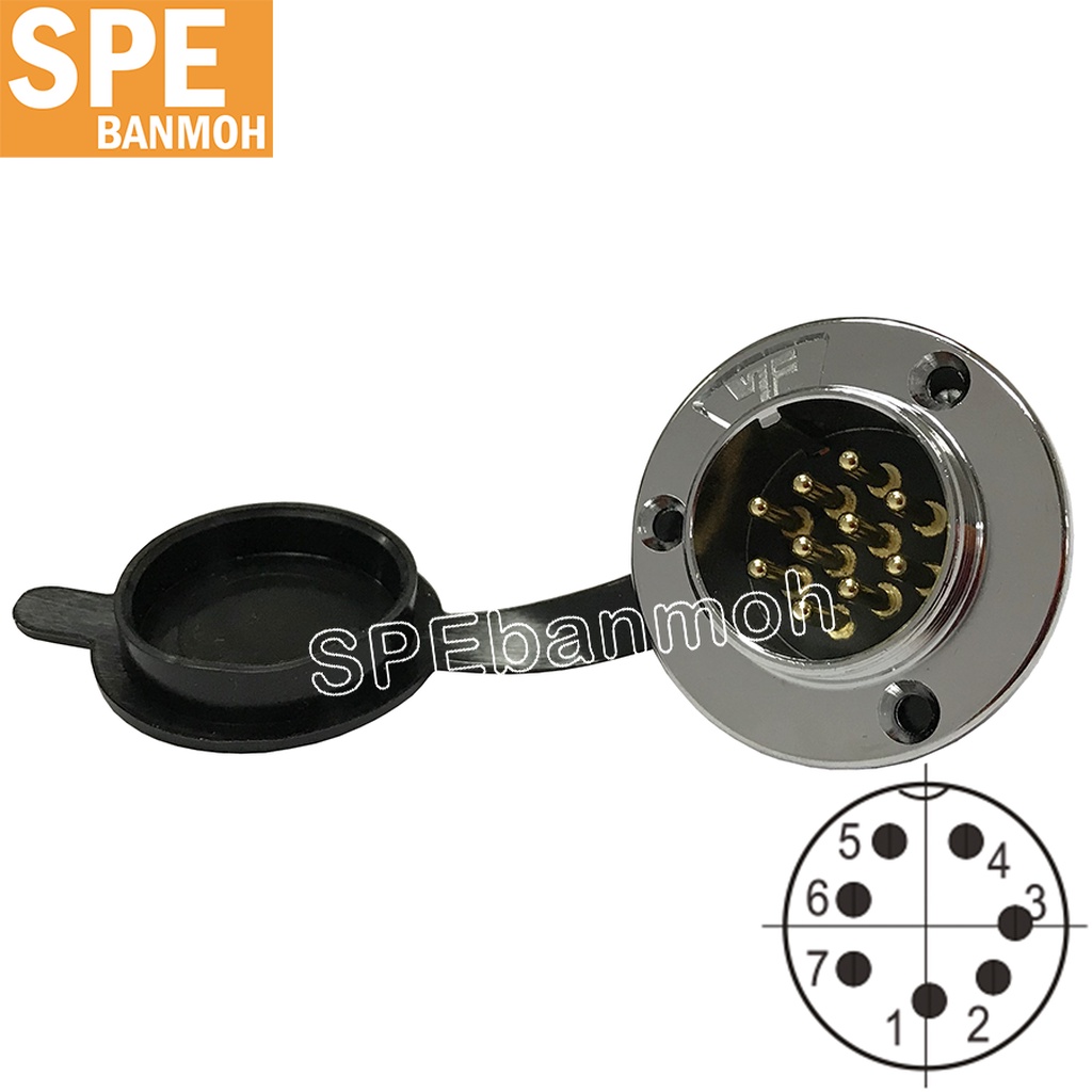 [ 1 ชิ้น ] GX30-PM-07 7P ผู้ติดแท่น