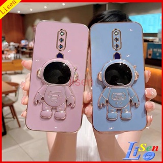 เคส OPPO F11 PRO F7 F5 F11 F9 A5S A7 A12 A3S F1S A59 เคสโทรศัพท์มือถือ ลายนักบินอวกาศ พร้อมขาตั้ง สําหรับ YHY