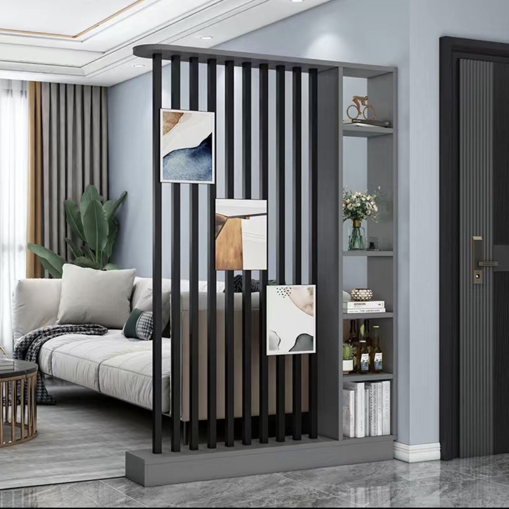 NEW！ฉากกั้นห้องนั่งเล่น ฉากกั้นระเบียง ตู้ ชั้นวางของแบบเรียบง่าย ห้องนั่งเล่น ห้องรับประทานอาหาร ตู้กั้นห้อง - รูปที่ 2