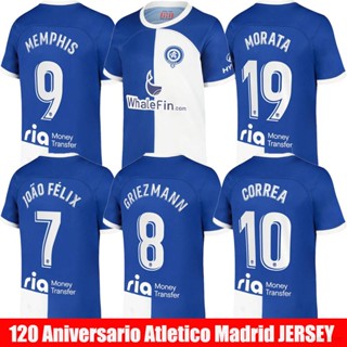 Yp2 เสื้อยืด ลายทีมชาติฟุตบอล Aniversario A MAD Correa Griezmann Koke Morata Felix Memphis Jersey พลัสไซซ์ PY2 120