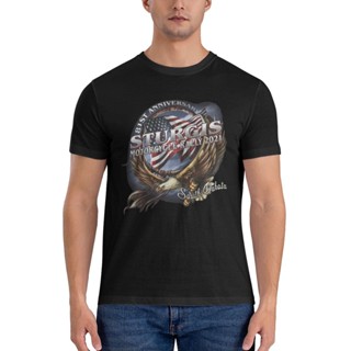 เสื้อยืดลําลอง แขนสั้น พิมพ์ลาย Sturgis Hills Rally Motorcycle South Dakota ลดราคาครั้งใหญ่ สําหรับผู้ชาย