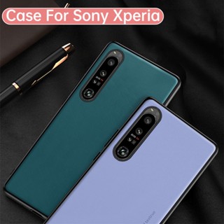 เคสโทรศัพท์หนัง PU ซิลิโคนนิ่ม กันกระแทก สําหรับ Sony Xperia 1 10 V 5 IV III II XZ3 5G Soni Xperia1 Xperia10 Xperia5 V IV 1V 111 5G