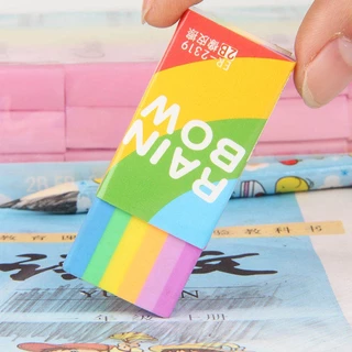 ยางลบดินสอสีรุ้ง 2B ไม่ทิ้งรอย สําหรับนักเรียน WJ287