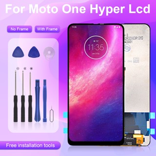 หน้าจอแสดงผล 6.5 นิ้ว XT2027 แบบเปลี่ยน สําหรับ Motorola Moto One Hyper Lcd