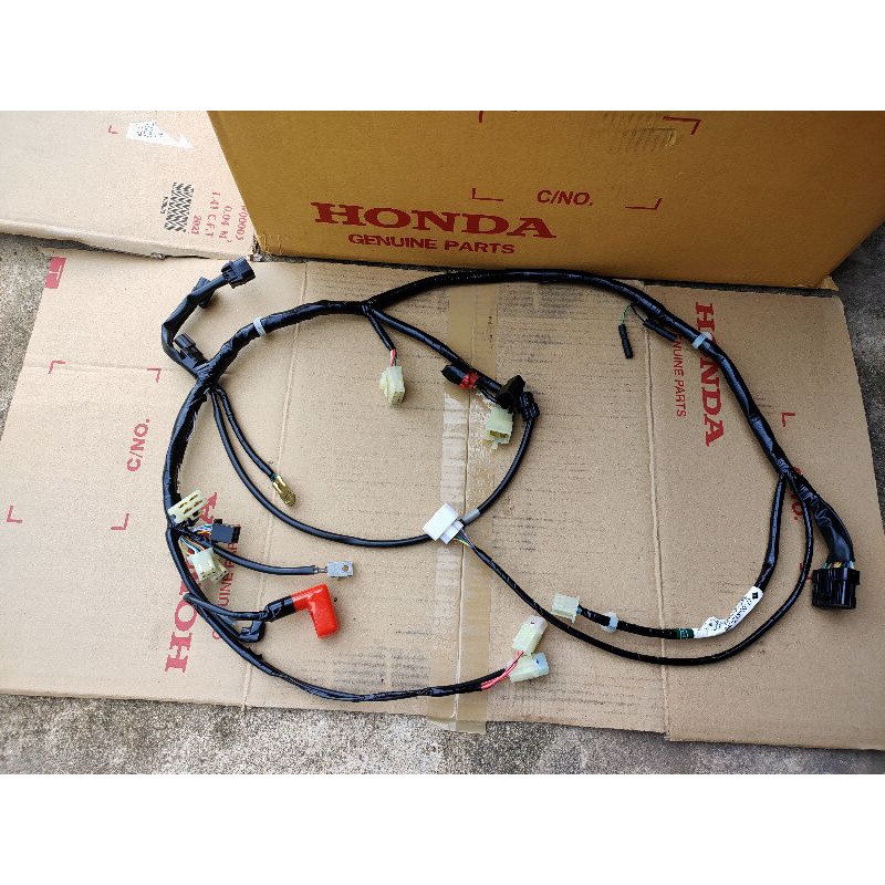 32100-KYZ-T60ชุดสายไฟแท้เวฟ125i(ปลาวาฬ )ปี2012-17,รุ่นสตาร์ทเท้า,1ชุด ราคา ถูกที่สุด ดีลบีเคเค แกลเลอรีภาพที่ 4