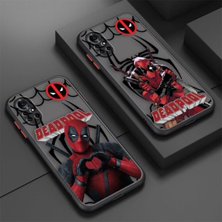 เคสโทรศัพท์มือถือ เนื้อแมตต์ ลาย Deadpool Marvel Mean Super Hero สําหรับ HUAWEI NOVA 10 8 7 6 5I 5 4 3I SE Y70 Mate 40 E 30 20 Pro Honor PLAY5 V40 P Smart Lite 40 4G 5G