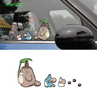 BLUEVELVET Car Stickers Creative Cover scratches Totoro Decoration Reflective Sticker