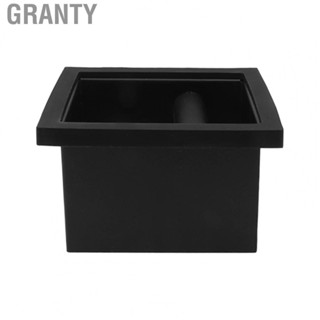 Granty Coffee Ground Knock Box Chute  Easy To Clean Bottomless Knocking Residue Box Stainless Steel and Rubber  for Home Kitchen