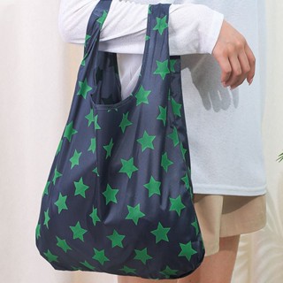 1PC Shopping Bag Eco-friendly Bag Hand Shoulder Grocery Bags Shoulder Market Bags Reusable Foldable Supermarket Shop Bags