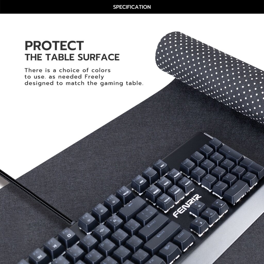 🛵มีส่งด่วน💨 NUBWO NP052 PINK/BLACK/GRAY MOUSE PAD แผ่นรองเมาส์แบบผ้า ขนาด 800X400มม. หนา 4 มม.