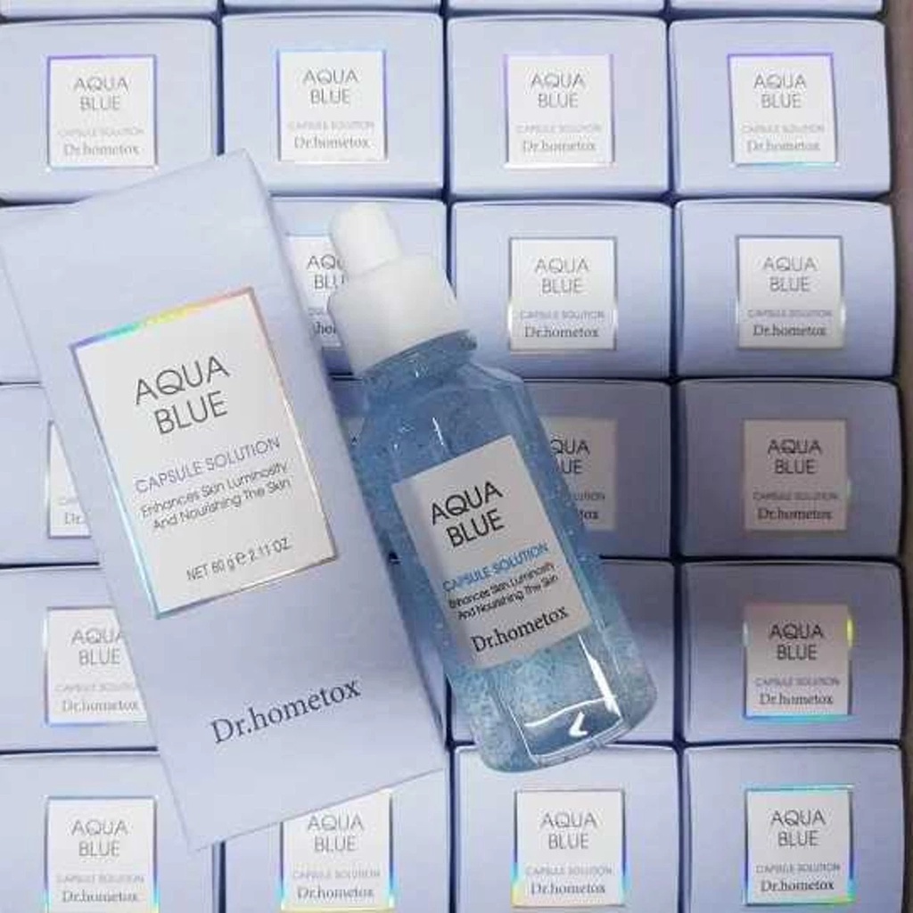 Dr. Hometox Aqua blue 60ml [Hyaluronic เพิ่มขึ้น ถึง 8เท่า]