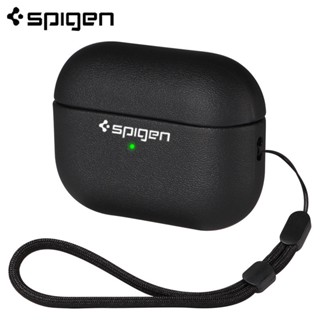 SPIGEN เคสหูฟังซิลิโคน แบบหนัง พร้อมสายคล้อง สําหรับ Airpods Pro 2 Pro Airpods 3