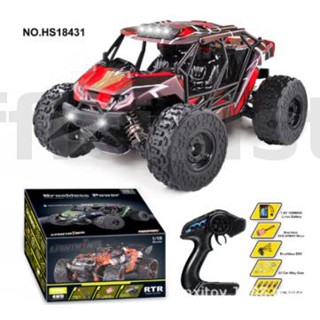 หลอดไฟ LED HS 18431 18432 Brushless RTR 1/18 2.4G 4WD 52 กม./ชม. สําหรับรถบรรทุกบังคับ