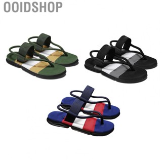 Ooidshop Men Flip Flop  Ankle Strap Men Beach Sandal Skin Friendly Dual Wearing  for Daily Life