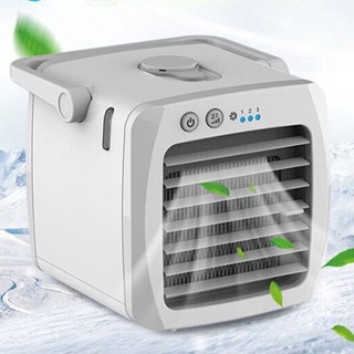 1Buycart เครื่องปรับอากาศแบบพกพา Mini Air Cooler USB Conditioner สำหรับห้องนอนโต๊ะทำงาน