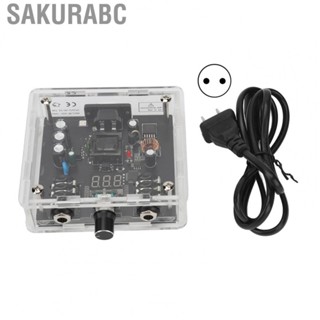 Sakurabc Tattoo Power Supply Digital  Display Transparent 2 Modes Color Lights Tattoo Machine Power Supply 90‑250V e